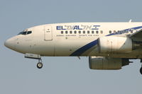 4X-EKE @ BRU - arrival of flight LY331