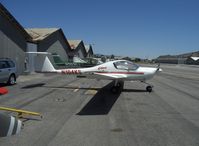 N104KS @ SZP - 1995 Diamond DA-20-A1 KATANA (Samurai Sword), Rotax 912A-3 79.9 Hp, 2.27/1 reduction gear to Hoffman composite blades Constant Speed prop, cruise speed at 75% 137 mph - by Doug Robertson