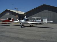 N104KS @ SZP - 1995 Diamond DA-20-A1 KATANA (Samurai Sword), Rotax 912A-3 79.9 Hp, 2.27/1 reduction gear to Hoffman composite blades Constant Speed prop, cruise speed at 75% 137 mph - by Doug Robertson