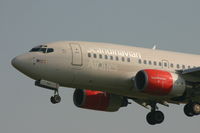 LN-RRX @ BRU - arrival of flight SK589 - by Daniel Vanderauwera