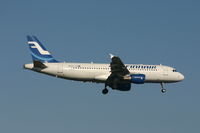 OH-LXE @ BRU - flight AY811 is descending to rwy 02