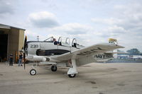 N4168E @ KRFD - North American T-28C - by Mark Pasqualino