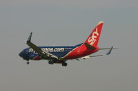 OM-NGH @ BRU - flight NE3672 is descending to rwy 25L - by Daniel Vanderauwera