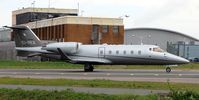 EI-REX @ EGGW - Learjet 60 - by Terry Fletcher