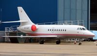 OE-HAF @ EGGW - Dassault Falcon 2000 - by Terry Fletcher