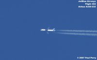 UNKNOWN - Jetblue, a frequent transient in my skies