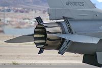 90-0725 @ KLSV - General Dynamics / USAF / F-16CG Fighting Falcon (cn 1C-333) / Aviation Nation 2006 - by Brad Campbell