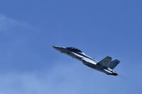 166466 @ KLSV - United States Navy - Boeing F/A-18F Super Hornet - Aviation Nation 2006 - by Brad Campbell