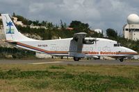 N411ER @ SXM - visitor - by Wolfgang Zilske
