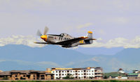 N51JT @ KAPA - Joe out for Sunday run in the Mustang - by John Little