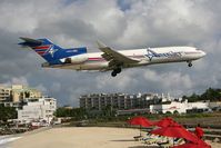 N395AJ @ SXM - visitor - by Wolfgang Zilske