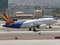 N826AW @ PHX - US Airways' Arizona getting airborne from 25R