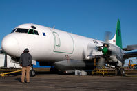 C-GZCF @ CYQF - Air Spray Lockheed Electra - by Yakfreak - VAP