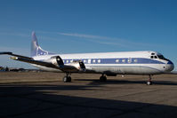 C-FVFI @ CYQF - ex Mandala Lockheed Electra