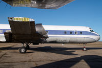 C-FVFI @ CYQF - ex Mandala Lockheed Electra