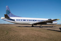 C-FVFI @ CYQF - ex Mandala Lockheed Electra - by Yakfreak - VAP