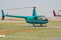 ZS-ROX @ FAGM - Robinson R44 at Rand, South Africa - by Pete Hughes