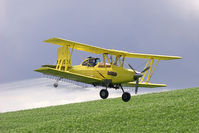 N8150K - Crop Duster in Action - by Cecil J Williams