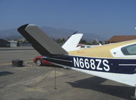 N668ZS @ SZP - 1979 Beech V35B BONANZA, Continental IO-520-B 285 Hp, vee tail ruddervators - by Doug Robertson