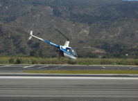 N43266 @ SZP - 1990 Robinson R22 Beta, Lycoming O-320-BC, fast departure to CMA - by Doug Robertson