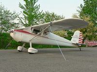N146FT @ N87 - A lovely 1946 Cessna 140 soaks up the evening rays on a spring evening. - by Daniel L. Berek