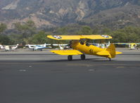N69765 @ SZP - 1941 Boeing Stearman A75N1 (PT-17 KAYDET) as N2S-1, Continental W670-5 220 Hp, taxi to Rwy 22 - by Doug Robertson