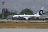 N623AS @ KSJC - Boeing 737-700 - by Mark Pasqualino