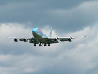 F-GTUI @ EGPF - B747-422/Corsair/Glasgow - by Ian Woodcock