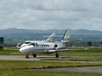 N527EW @ EGPF - Cessna 501/Corporate/Glasgow - by Ian Woodcock