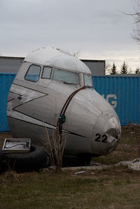 17522 @ CYQF - ex Canadian Air Force Canadair C54 - by Yakfreak - VAP