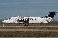 C-FCMV @ CYQF - Central Mountain Beech 1900