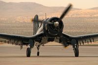 N106FG @ KLSV - Provenance Fighter Sales Inc. - Las Vegas, Nevada / 1945 Goodyear FG-1D Corsair - Aviation Nation - 2006 - by Brad Campbell