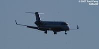 N454AW @ RDU - Another of the Air Wisconsin birds coming in