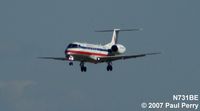 N731BE @ RDU - Busy place for American birds