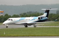 D-AAAI @ SCN - Bombardier Legacy of Cirrus Aviation directly after the delivery flight with a Embraer demonstrator livery