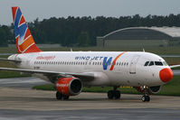 EI-DNP @ GRZ - Windjet A320-212 arriving from Rome