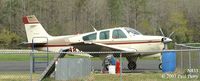 N833 @ ASJ - Beech into Ahoskie for a short stop