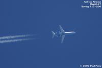 UNKNOWN - Yet another AirTran flight over NC