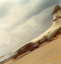 64-0615 @ POB - C-141A shot while walking out to a C-130 to load up for a parachute jump - by Glenn E. Chatfield