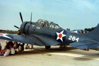 N82GA @ DAY - SBD-5 54532 at the Dayton International Air Show - by Glenn E. Chatfield