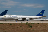 5B-AUD @ ATH - Air Universal Boeing 747-200 - by Yakfreak - VAP