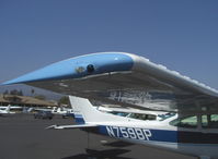N759BP @ SZP - 1977 Cessna 182Q SKYLANE, Continental O-470-U 230 Hp, Note: Wing vortex generator mod lowers stall speed, other slow flight maneuverability improvements - by Doug Robertson
