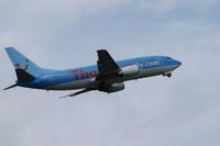 G-THOJ @ BOH - THOMSONFLY 737-36Q - by Patrick Clements