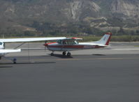 N80914 @ SZP - 1976 Cessna 172M, Lycoming O-320-E2D 150 Hp, taxi to Rwy 22 - by Doug Robertson