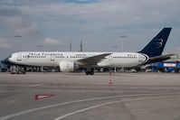 EI-DKL @ ATH - Blue Panorama Boeing 757-200 with Blue Express sticker