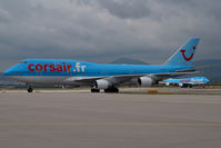 F-GTUI @ ATH - Corsair Boeing 747-400