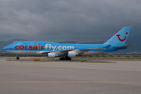 F-HLOV @ ATH - Corsair Boeing 747-400