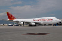 TF-AME @ ATH - Travel city direct Boeing 747-300 - by Yakfreak - VAP