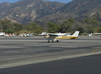 N12290 @ SZP - 1973 Cessna 172M, Lycoming O-320-E2D 150 Hp, taxi - by Doug Robertson