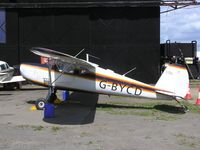G-BYCD @ EGSP - Cessna 140 - by Simon Palmer